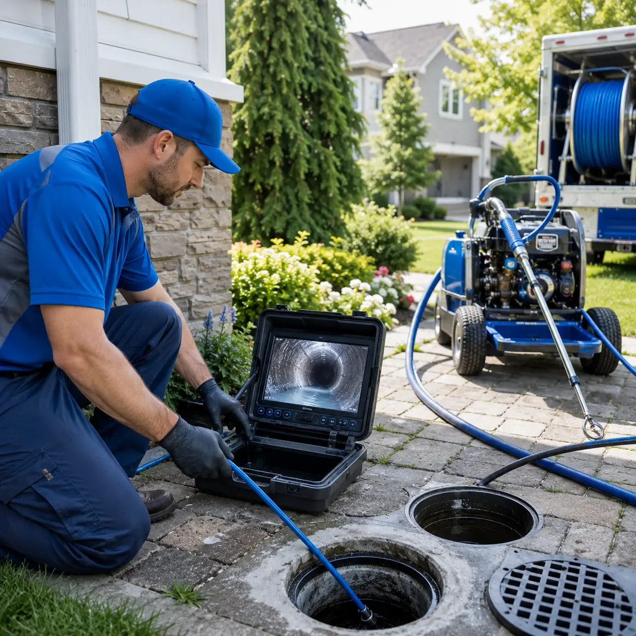 Outdoor drain cleaning professionals serving Marion, NY